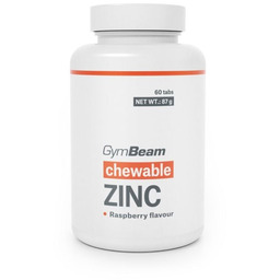 GymBeam Cynk w tabletkach do żucia 60 tab