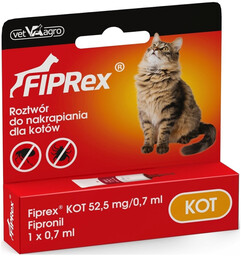 Fiprex Spot-on solution dla kotów - 1 pipeta