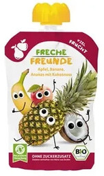 Freche Freunde Mus jabłko banan ananas kokos bez