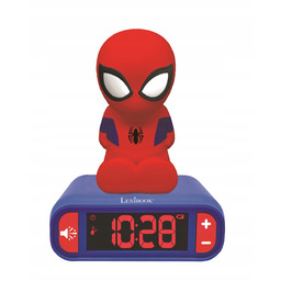 Budzik Spiderman z lampką efektami dźwiękowymi