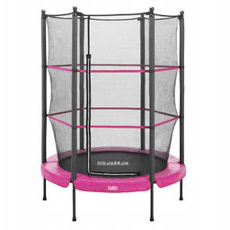 Salta Trampolina dziecięca -140cm różowa
