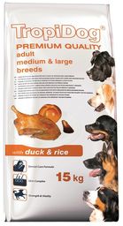 TROPIDOG Premium adult medium & large breed kaczka