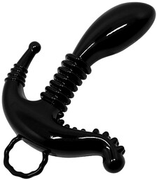 Czarny masażer analny