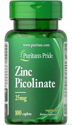 Cynk Pikolinian, Puritan''s Pride, 100 tabletek