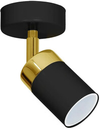 Lumes Metalowa czarna lampa sufitowa - K470-Hawe