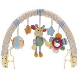 Baby Mix Zabawka do wózka Kwiaty, miś