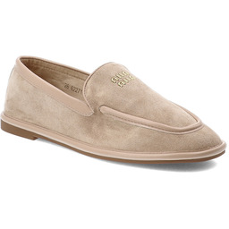 Vinceza Mokasyny damskie, cholewka ze skóry naturalnej zamszowej