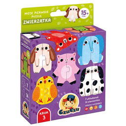 CzuCzu Moje pierwsze puzzle zwierzątka 15m+