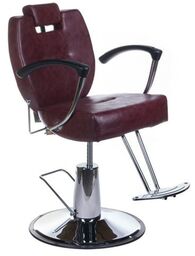 BS Fotel barberski Hektor BH-3208 Wiśniowy
