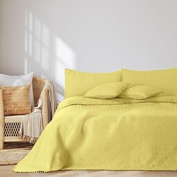 AmeliaHome Narzuta z pomponami, 260 x 280 cm,