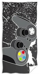Carbotex Ręcznik plażowy 70x140 game over pad bawełniany