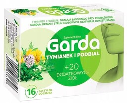 Garda Tymianek i podbiał, 16 pastylek do ssania