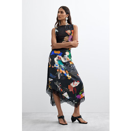 Desigual Spódnica midi collage