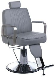 BS Fotel barberski Homer BH-31237 Jasny szary