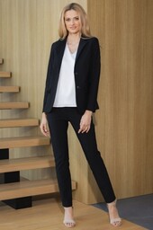 SPODNIE NERO - CZARNY