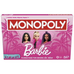 Monopoly: edycja Barbie, gra planszowa dla 2