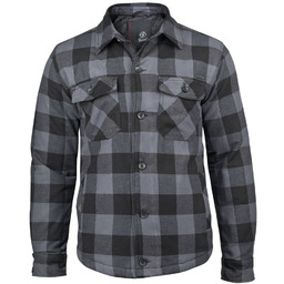 kurtka/koszula LUMBERJACKET black/grey-L