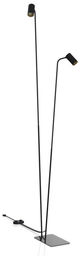 Lampa podłogowa podwójna MONO 120cm 2xGU10 czarny/złoty 7718