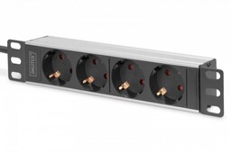 Digitus Listwa zasilająca do szaf 10" RACK 4xSchuko,