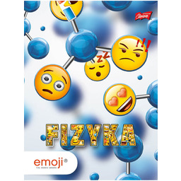 Zeszyt Okładka Laminowana A5 60K Kratka Fizyka Emoji