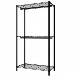 Garderoba szafa na ubrania buty regał metalowy loft