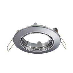 Spot oczko GU10 okrąg 8,2cm chrom srebrne