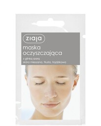 Ziaja Maska oczyszczająca z glinką szarą, 7 ml