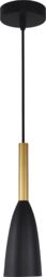 Light Prestige Solin LP-181/1P BK/GD lampa wisząca czarno/złota