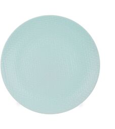 Talerz deserowy ceramiczny zielony RELIEF 21 cm