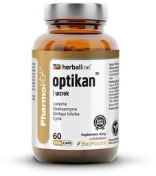 KAPSUŁKI NA WZROK (OPTIKAN) BEZGLUTENOWE 60 szt. -