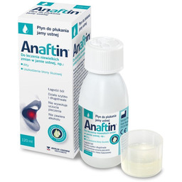 Anaftin, Płyn do płukania jamy ustnej, 120 ml