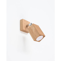 Sollux Lighting Kinkiet KEKE SL.1035 dąb drewniany