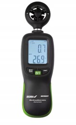 Miernik prędkości wiatru, wiatromierz, anemometr, Dedra MC0957
