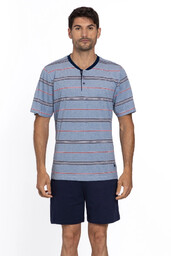 Piżama męska CARLOS Niebieski