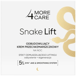 More4Care Snake Lift Odbudowujący Krem przeciwzmarszczkowy na noc