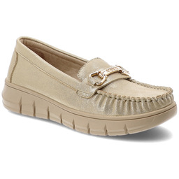 Vinceza Mokasyny damskie, cholewka ze skóry naturalnej o