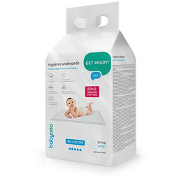 BabyOno Podkłady higieniczne do przewijania 40x60 20szt. +
