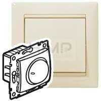 VALENA Ściemniacz obrotowy KREM 400W Legrand 774161