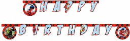 Baner Happy Birthday Miraculum - 1 szt.