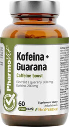 KOFEINA + GUARANA BEZGLUTENOWE 60 KAPSUŁEK - PHARMOVIT