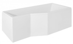 Besco Integra 150x75cm wanna asymetryczna prawa + obudowa