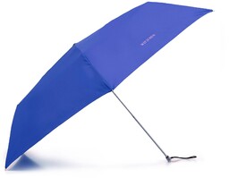 Parasol manualny krótki niebieski