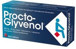 Procto-Glyvenol, 10 czopków -> Odbiór w Żabce!