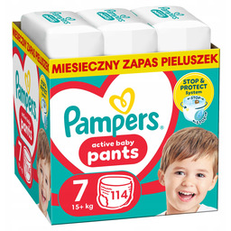 Pampers Pants rozmiar 7 pieluchomajtki pieluszki 114szt