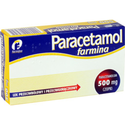 FARMINA PARACETAMOL 500 mg - 10 czopków ->