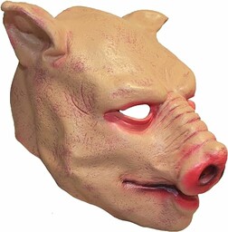 Rubies BM370 Lateksowa maska świni, jeden rozmiar