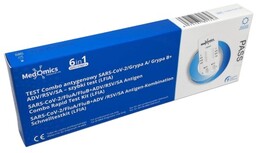 Medomics Test Combo 6w1 Covid-19, Grypa A