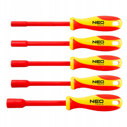 Wkrętaki śrubokręty izolowane nasadowe zestaw dla elektryka 5szt.