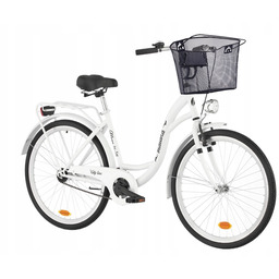 Rower miejski Indiana Moena 26 cali damski Biały
