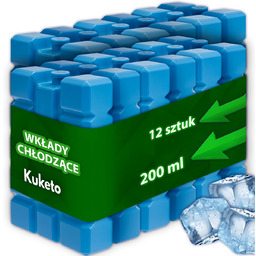 WKŁADY CHŁODZĄCE MROŻĄCE DO LODÓWKI TURYSTYCZNEJ TORBY ZESTAW